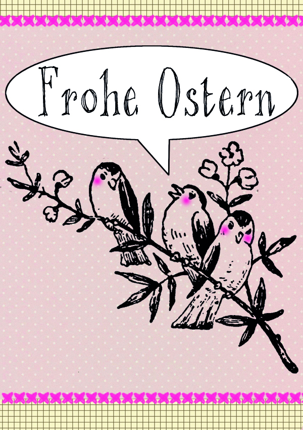 Frohe Ostern Vögel-blog