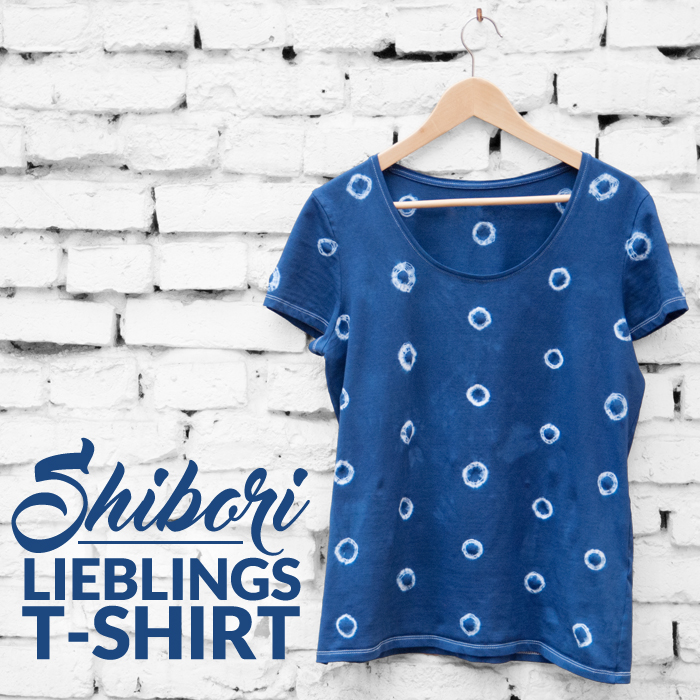 Lieblings T-Shirt in der Waschmaschine färben – natürlich á la Shibori