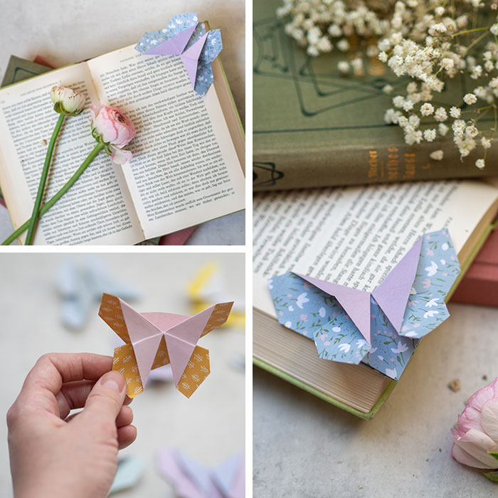 Hurra, der Frühling ist da! Ich zeige Dir Schritt-für-Schritt, wie Du einen einfachen DIY Origami-Schmetterling faltest. Den kannst Du als Lesezeichen verwenden! Und zum Beispiel auf eine Grußkarte heften, als kleines Geschenk und lieben Gruß.
