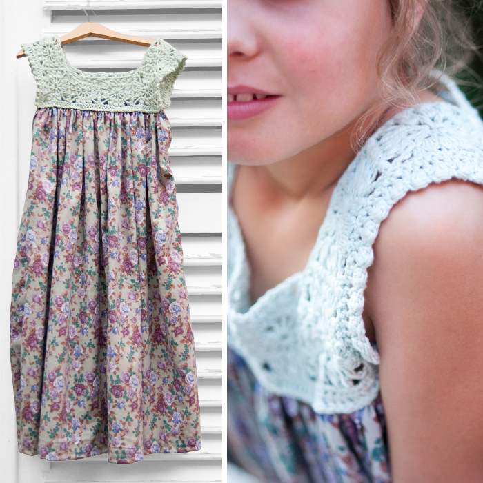 DIY Sommerkleid mit Häkelpasse und Stoffrock - romantisch, luftig, leicht - und schnell selbst gemacht. Ein DIY von johannarundel.de