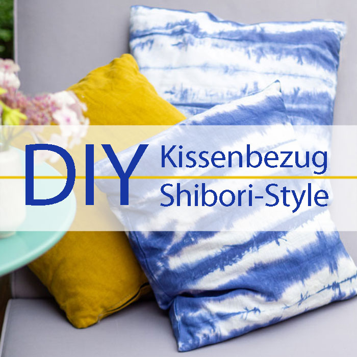 Easy Sommer-DIY: Einen Kissenbezug im Shibori-Style zu färben geht ganz leicht. In meinem Schritt-für-Schritt-Tutorial zeige ich dir wie es geht. johannarundel.de