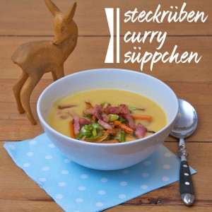 Steckrüben-Curry-Suppe